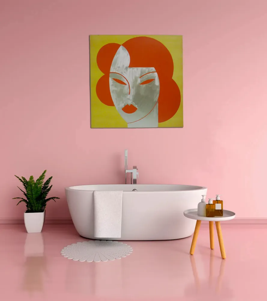 Artwork titled "Irene Warhol-2" made with aluminum, laminate, plywood in the year 2000 by Juan Diego Miguel