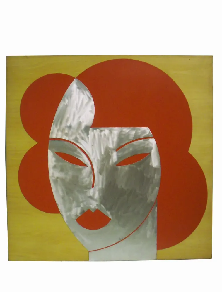 Artwork titled "Irene Warhol-2" made with aluminum, laminate, plywood in the year 2000 by Juan Diego Miguel