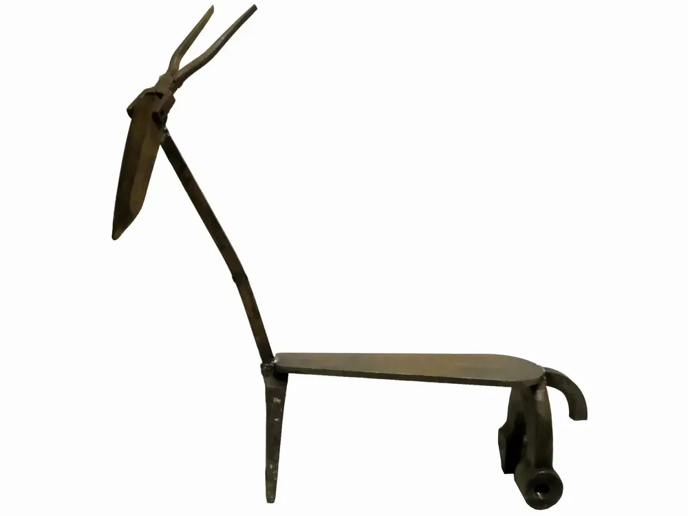 Artwork titled "Cabra" made with iron in the year 2012 by Juan Diego Miguel