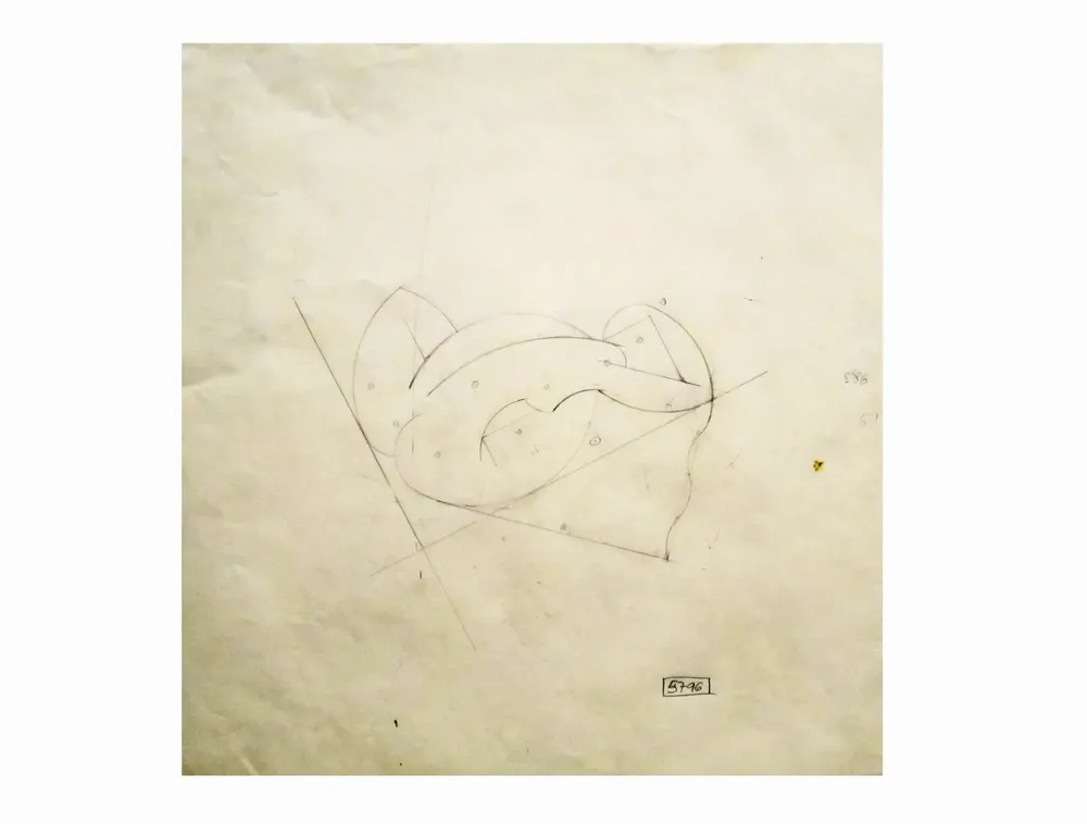 Artwork titled "ST" made with pencil in the year 2007 by Juan Diego Miguel