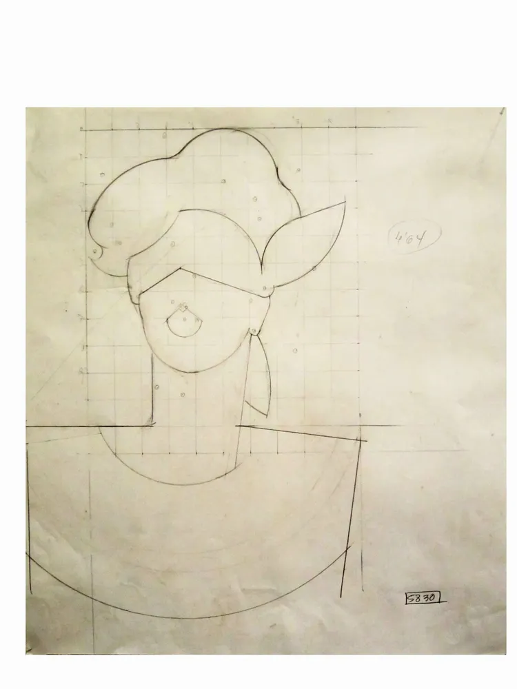 Artwork titled "ST" made with pencil in the year 2007 by Juan Diego Miguel