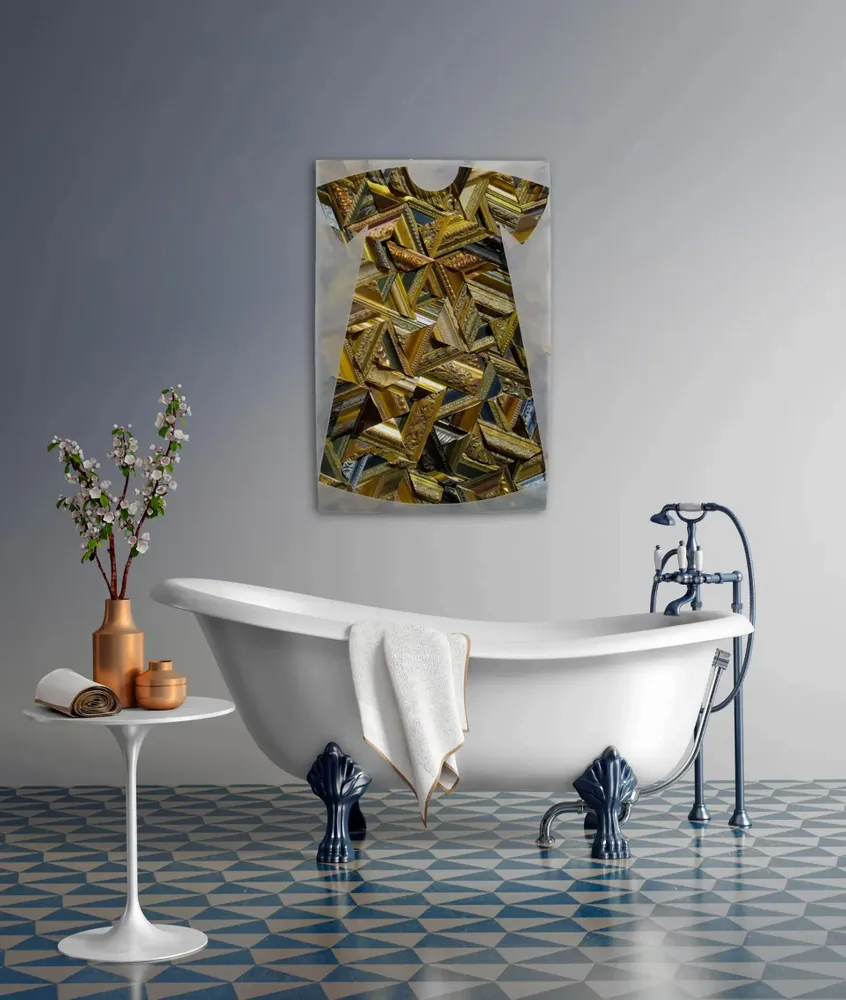 Artwork titled "Vestido para un principe" made with methacrylate, frames in the year 2013 by Juan Diego Miguel