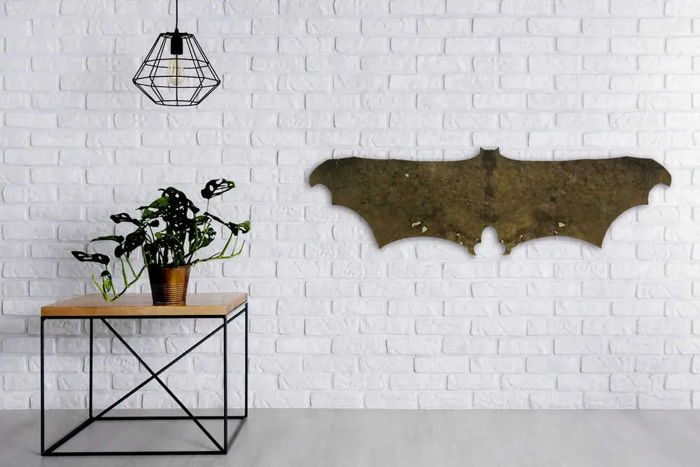 Artwork titled "Murcielago" made with wood, cardboard in the year 2017 by Juan Diego Miguel