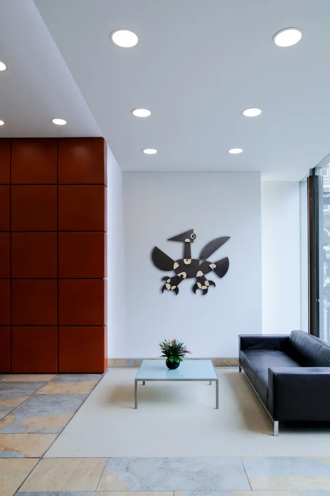 Artwork titled "Pajaro" made with synthetic enamelled paint, plywood in the year 2021 by Juan Diego Miguel
