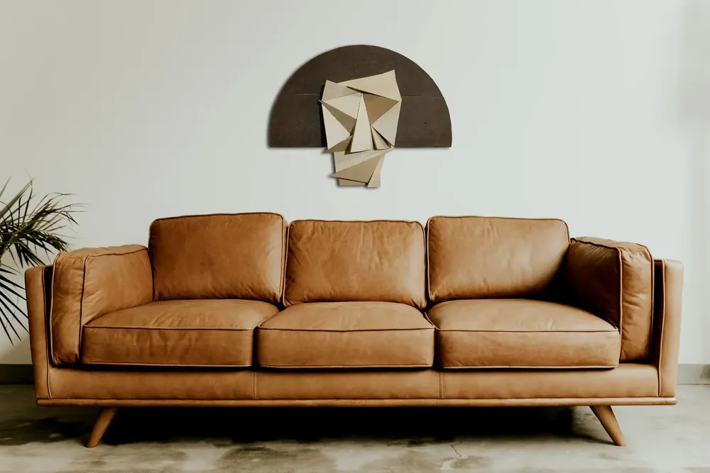 Artwork titled "Cabeza" made with plywood, cement in the year 2021 by Juan Diego Miguel