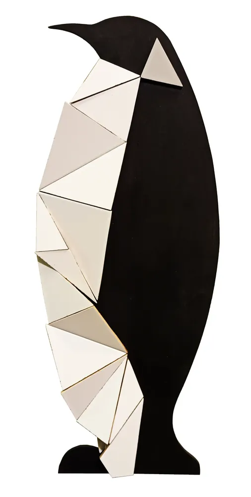 Artwork titled "Alicatado" made with synthetic enamelled paint, plywood, ceramic in the year 2021 by Juan Diego Miguel