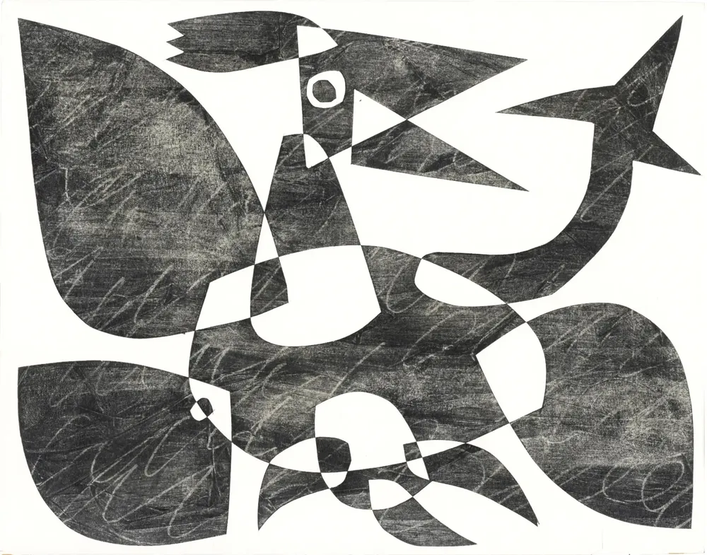 Artwork titled "Pajaro" made with graphite, paper in the year 2021 by Juan Diego Miguel