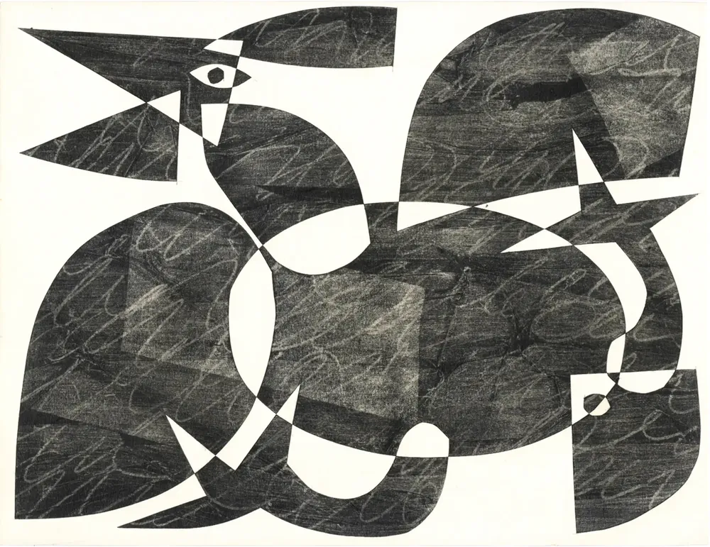 Artwork titled "Pajaro" made with graphite, paper in the year 2021 by Juan Diego Miguel