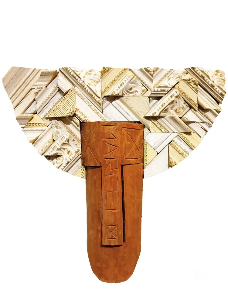 Artwork titled "Cabeza" made with ceramic, frames in the year 2022 by Juan Diego Miguel