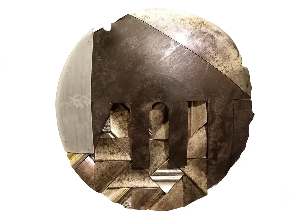 Artwork titled "Arquitectura" made with methacrylate, iron, frames in the year 2022 by Juan Diego Miguel