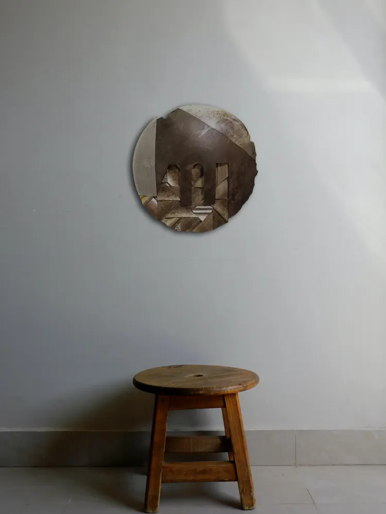 Artwork titled "Arquitectura" made with methacrylate, iron, frames in the year 2022 by Juan Diego Miguel