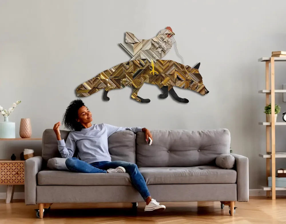 Artwork titled "Dominanta" made with plastic, rope, frames in the year 2023 by Juan Diego Miguel