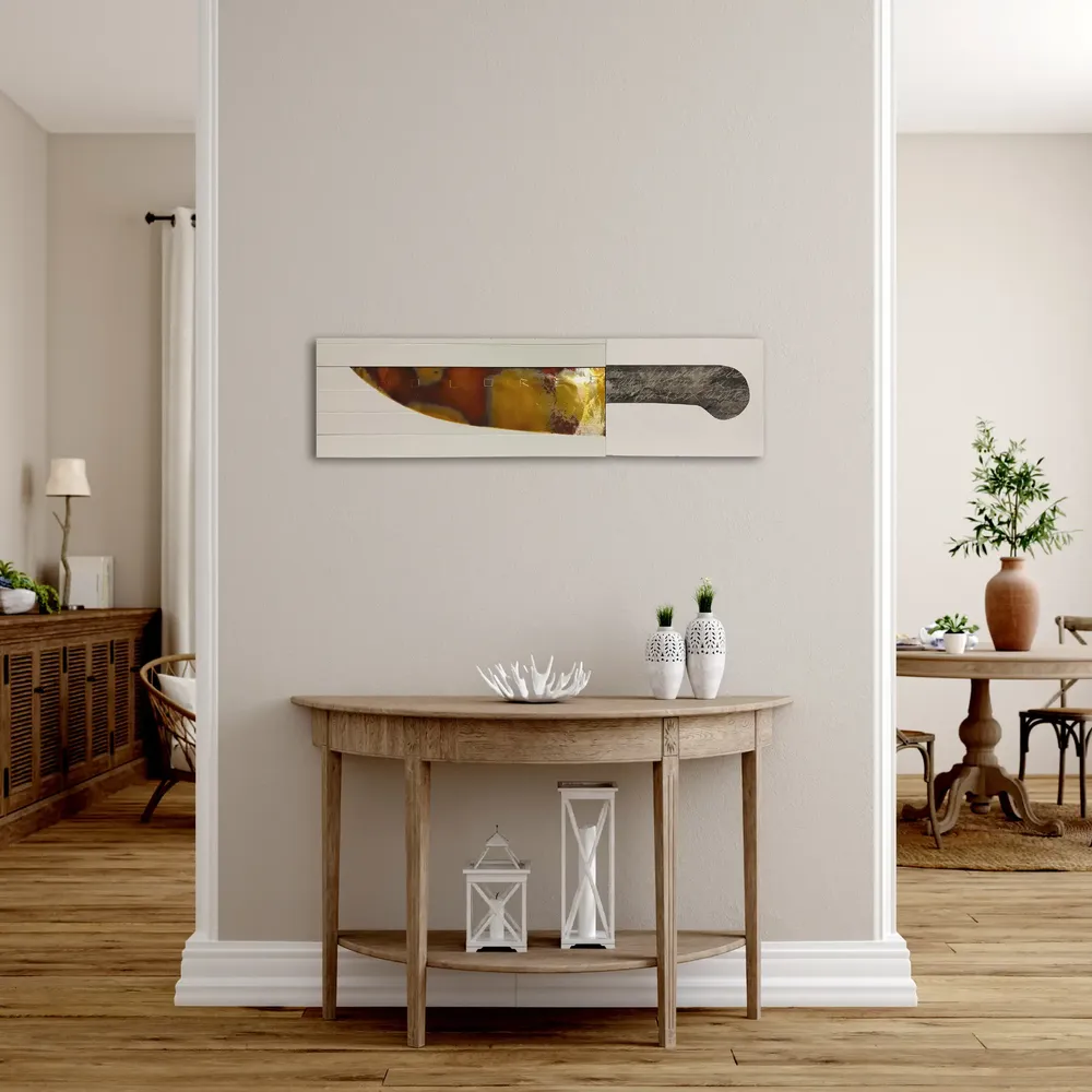 Artwork titled "Obituario de Dolores" made with graphite, paper, lacquered wood, copper in the year 2023 by Juan Diego Miguel