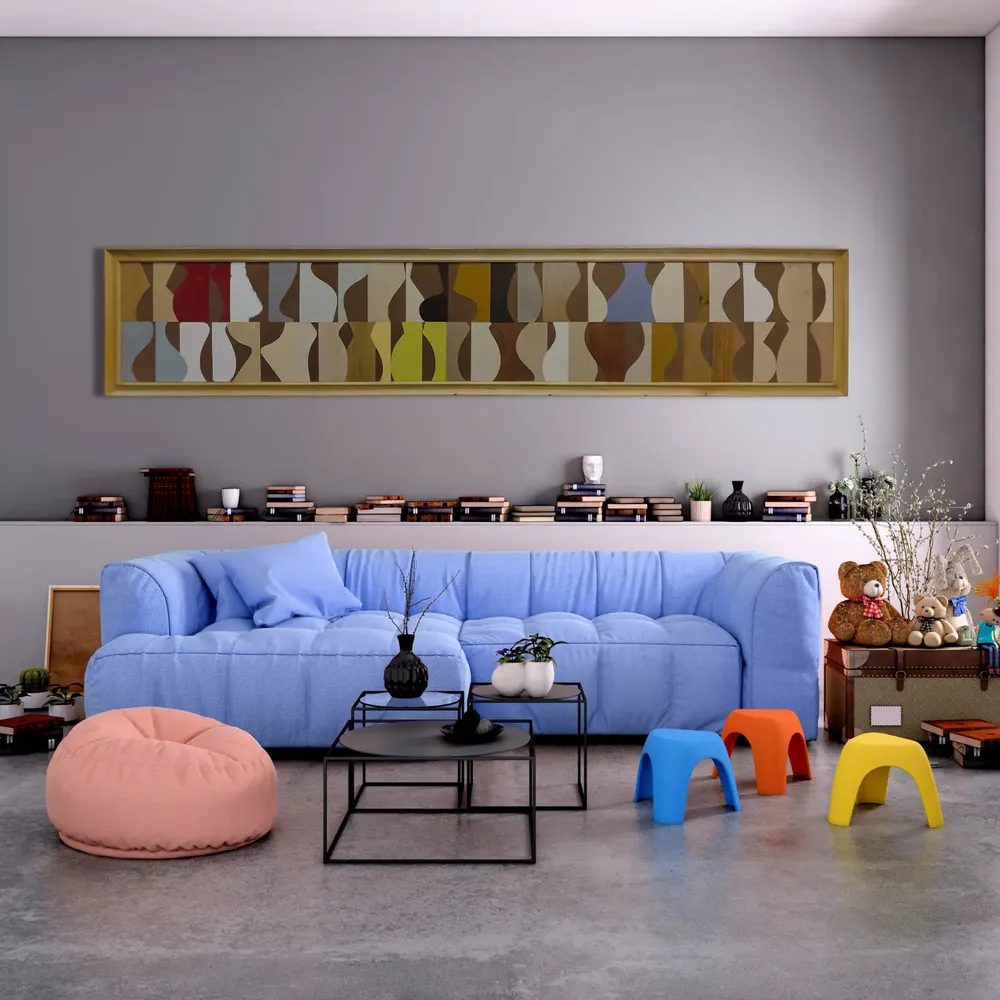 Artwork titled "Bodegon" made with wood, mdf, plastic in the year 2024 by Juan Diego Miguel