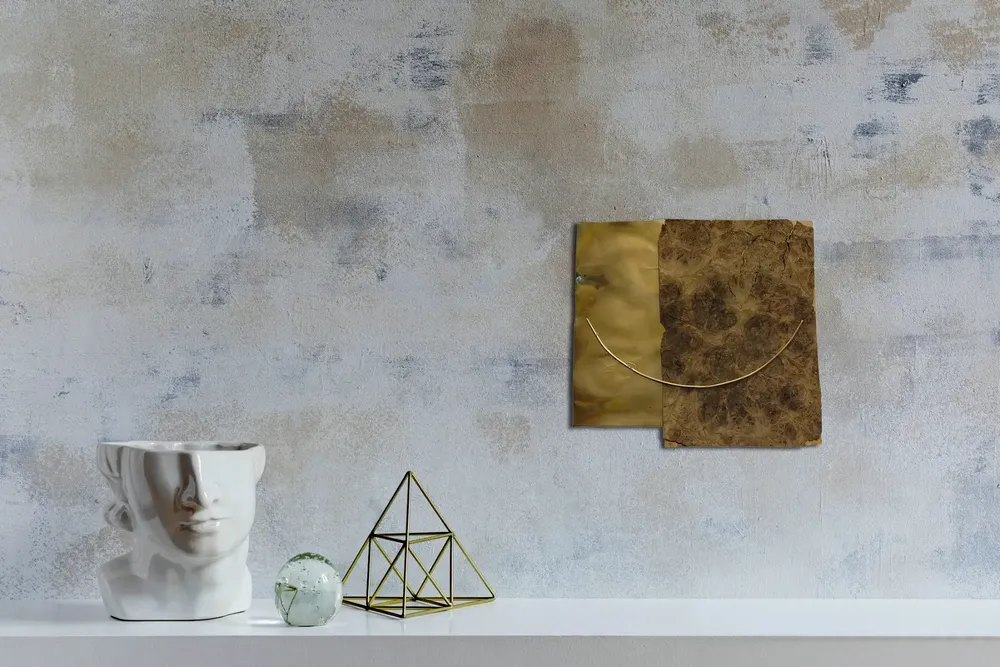 Artwork titled "Cuenco" made with brass, wood in the year 2024 by Juan Diego Miguel