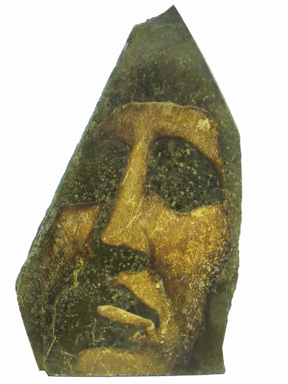 Artwork titled "Cara de la isla de Pascua" made with undefined in the year 1986 by Juan Diego Miguel