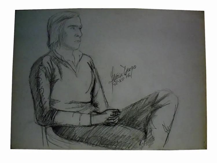 Artwork titled "Cesar" made with undefined in the year 1976 by Juan Diego Miguel