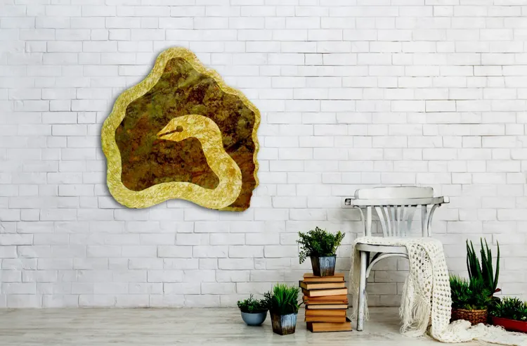 Artwork titled "Serpiente-pluma" made with undefined in the year 1988 by Juan Diego Miguel
