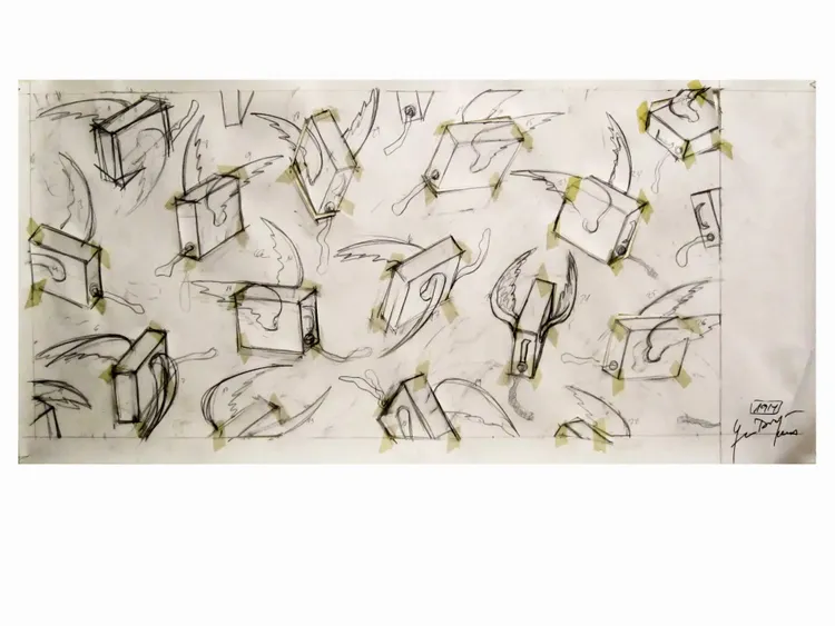 Artwork titled "ST" made with undefined in the year 1994 by Juan Diego Miguel