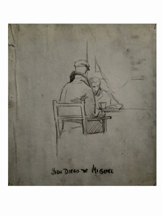 Artwork titled "ST" made with undefined in the year 1976 by Juan Diego Miguel