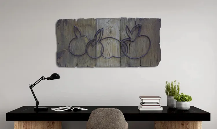 Artwork titled "Frutas de alambre" made with undefined in the year 1994 by Juan Diego Miguel