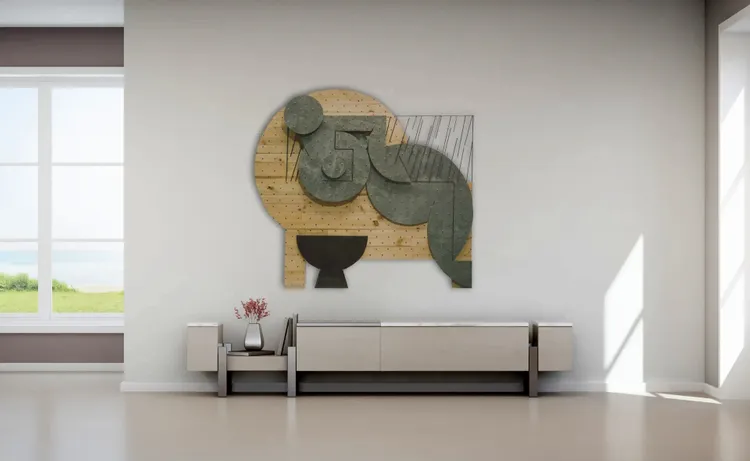 Artwork titled "Mirando llover" made with undefined in the year 2000 by Juan Diego Miguel