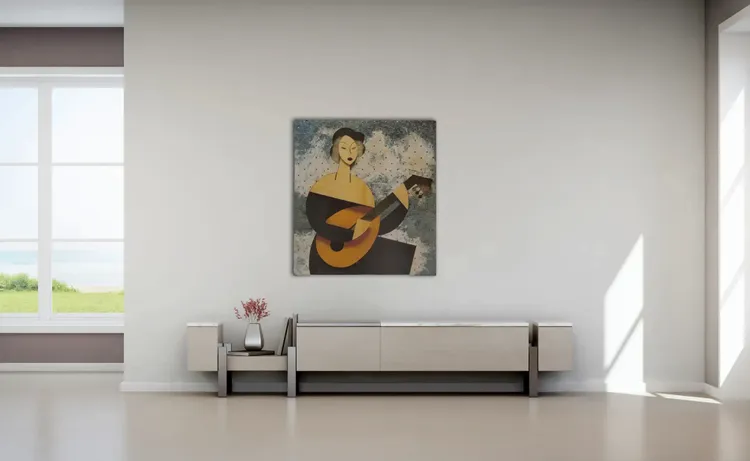 Artwork titled "Ines musica" made with undefined in the year 2000 by Juan Diego Miguel