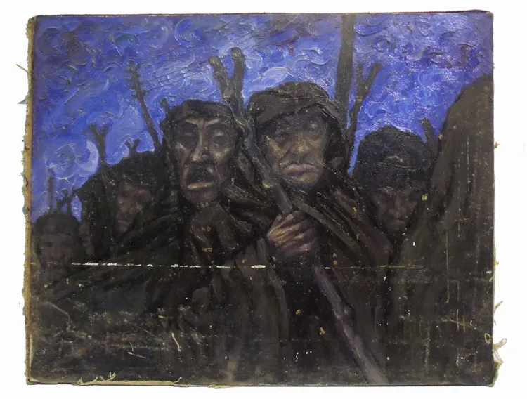 Artwork titled "Penitentes" made with undefined in the year 1979 by Juan Diego Miguel
