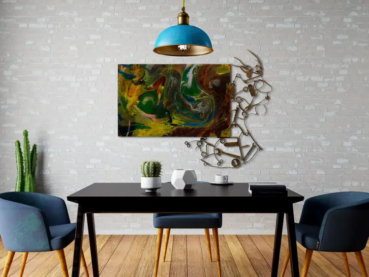 Artwork titled "La visita" made with undefined in the year 2010 by Juan Diego Miguel