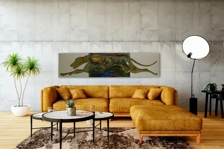 Artwork titled "A la carrera" made with undefined in the year 2010 by Juan Diego Miguel