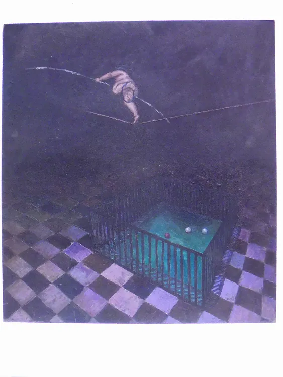 Artwork titled "El billar" made with undefined in the year 1979 by Juan Diego Miguel