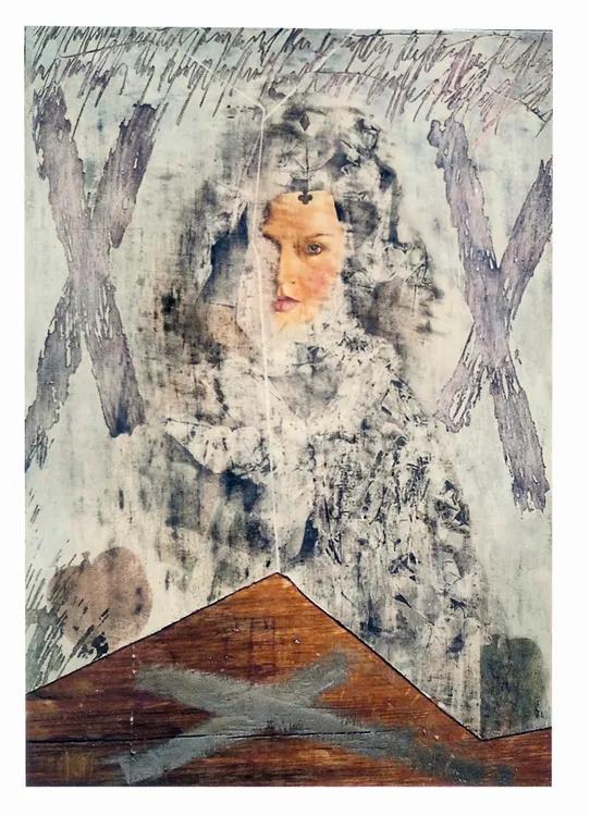Artwork titled "Dama de las aspas" made with undefined in the year 1985 by Juan Diego Miguel