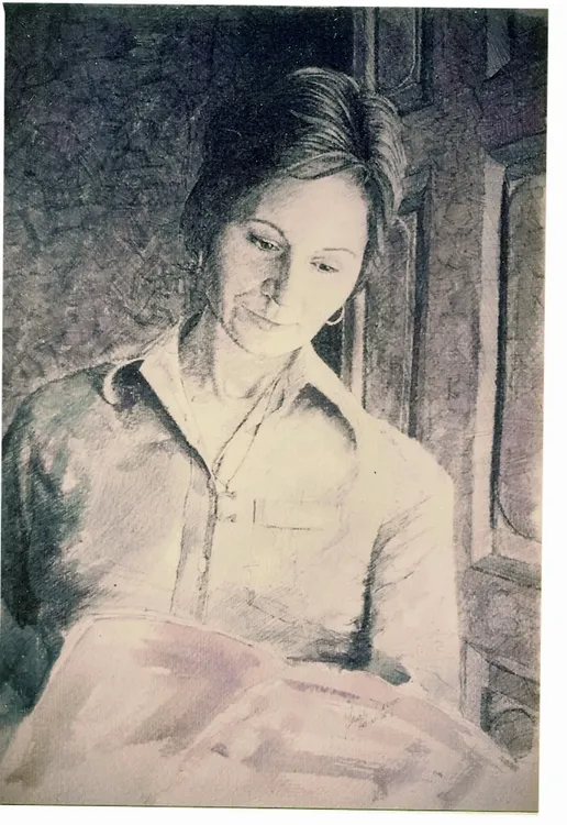Artwork titled "Mari Carmen" made with undefined in the year 1976 by Juan Diego Miguel