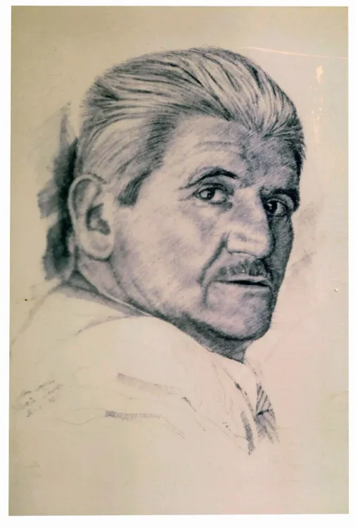 Artwork titled "Mi padre" made with undefined in the year 1976 by Juan Diego Miguel