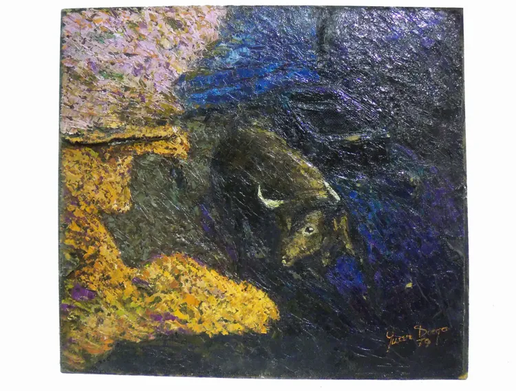 Artwork titled "Toro" made with undefined in the year 1979 by Juan Diego Miguel