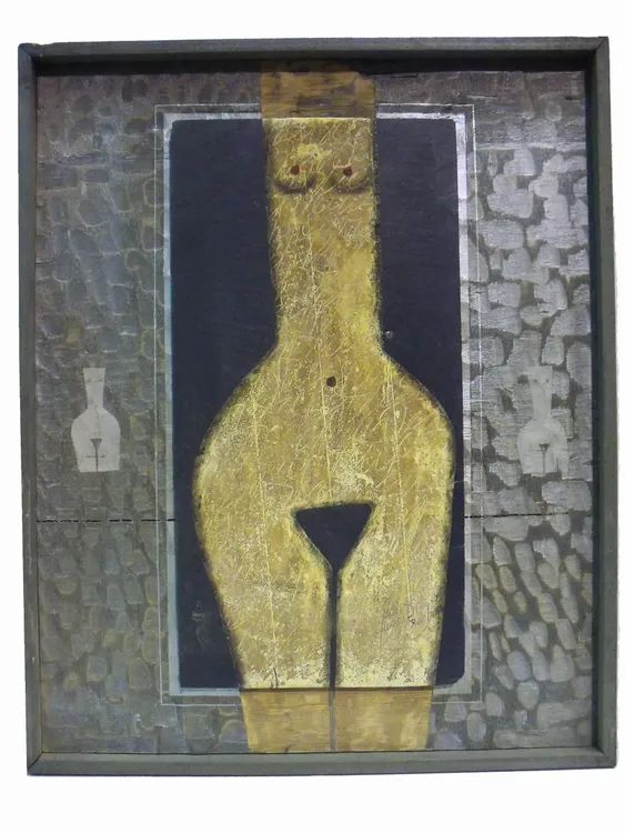 Artwork titled "Desnudo mujer-1" made with undefined in the year 1986 by Juan Diego Miguel