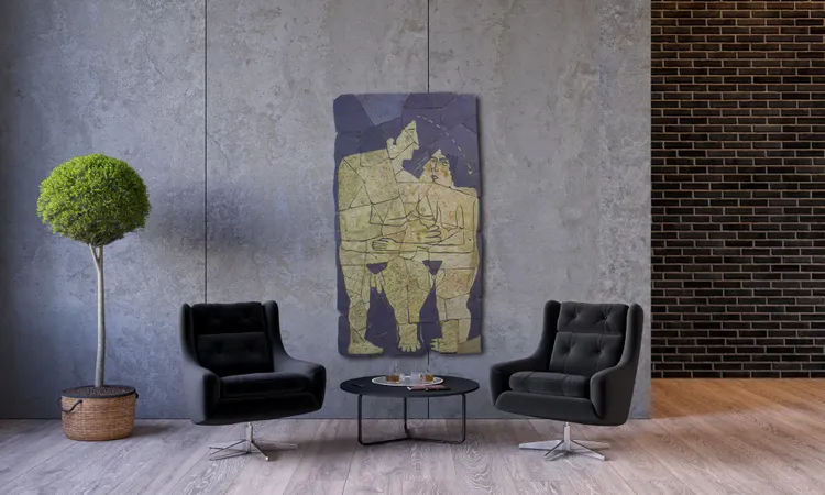 Artwork titled "La pareja" made with undefined in the year 1986 by Juan Diego Miguel