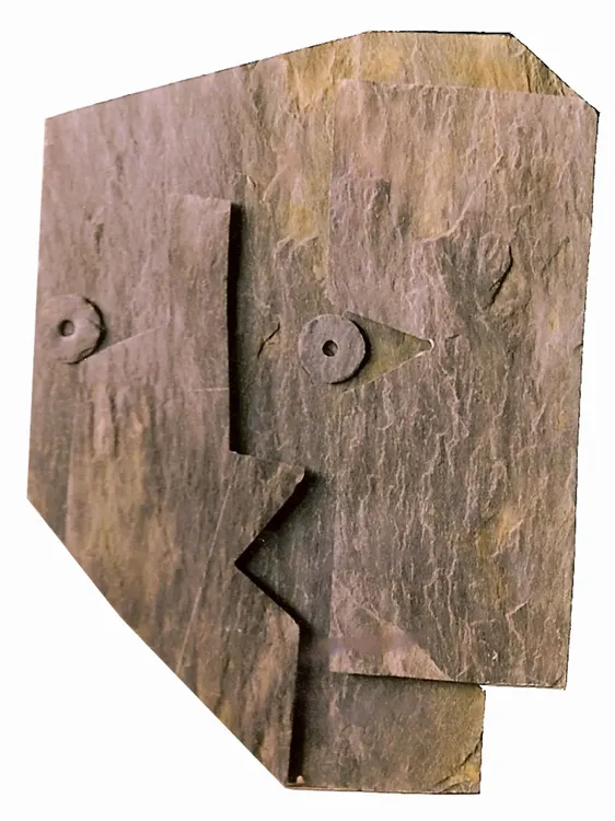 Artwork titled "Cabeza negra" made with undefined in the year 1991 by Juan Diego Miguel
