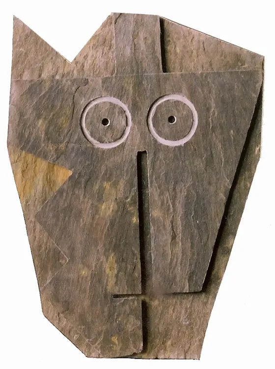 Artwork titled "Cabeza negra" made with undefined in the year 1991 by Juan Diego Miguel