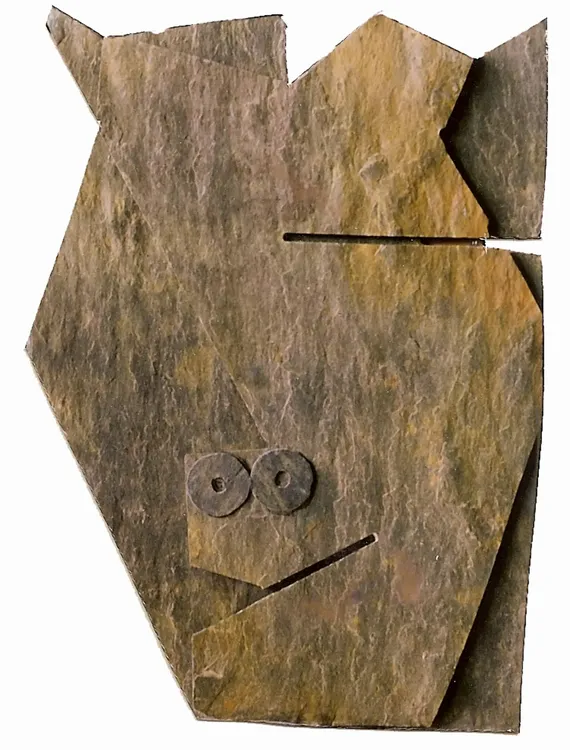 Artwork titled "Cabeza negra" made with undefined in the year 1991 by Juan Diego Miguel