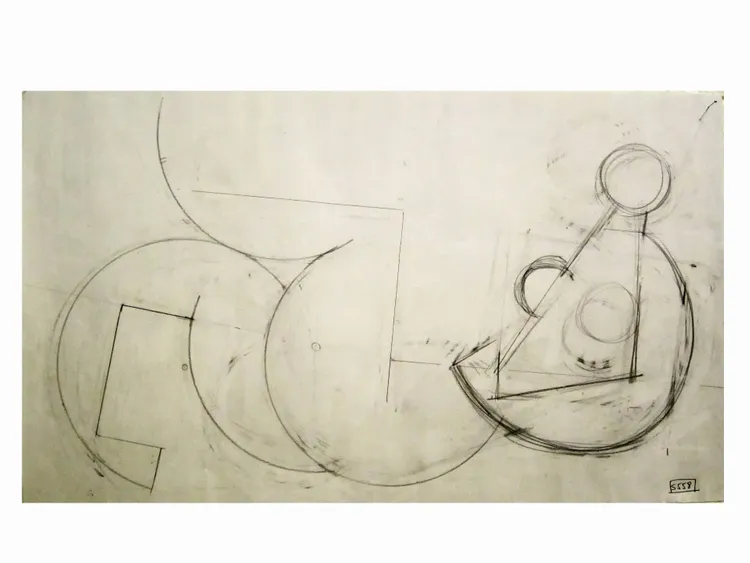 Artwork titled "ST" made with undefined in the year 1997 by Juan Diego Miguel