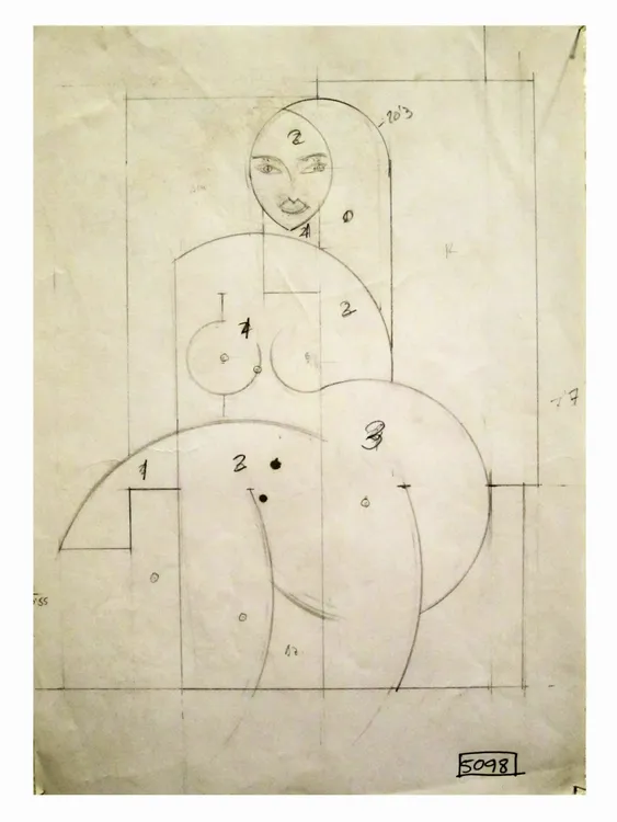 Artwork titled "ST" made with undefined in the year 2002 by Juan Diego Miguel