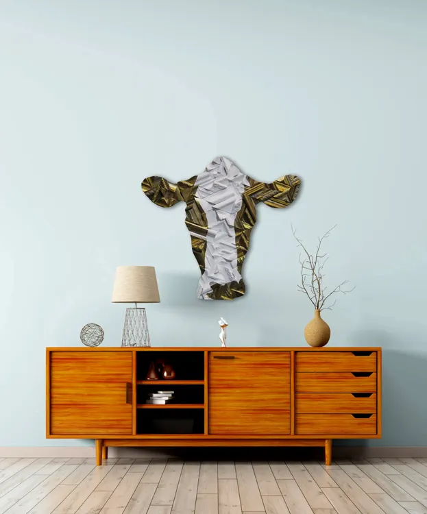 Artwork titled "Cabeza de vaca" made with undefined in the year 2015 by Juan Diego Miguel