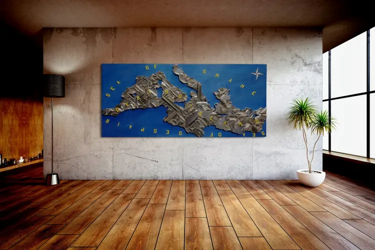 Artwork titled "Isla de la muerte" made with undefined in the year 2019 by Juan Diego Miguel