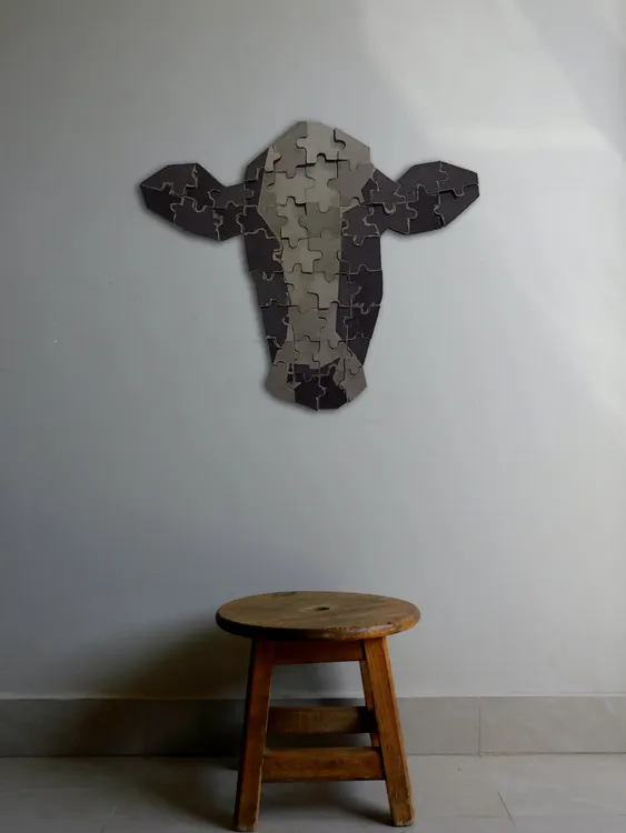 Artwork titled "Cabeza de vaca" made with undefined in the year 2022 by Juan Diego Miguel